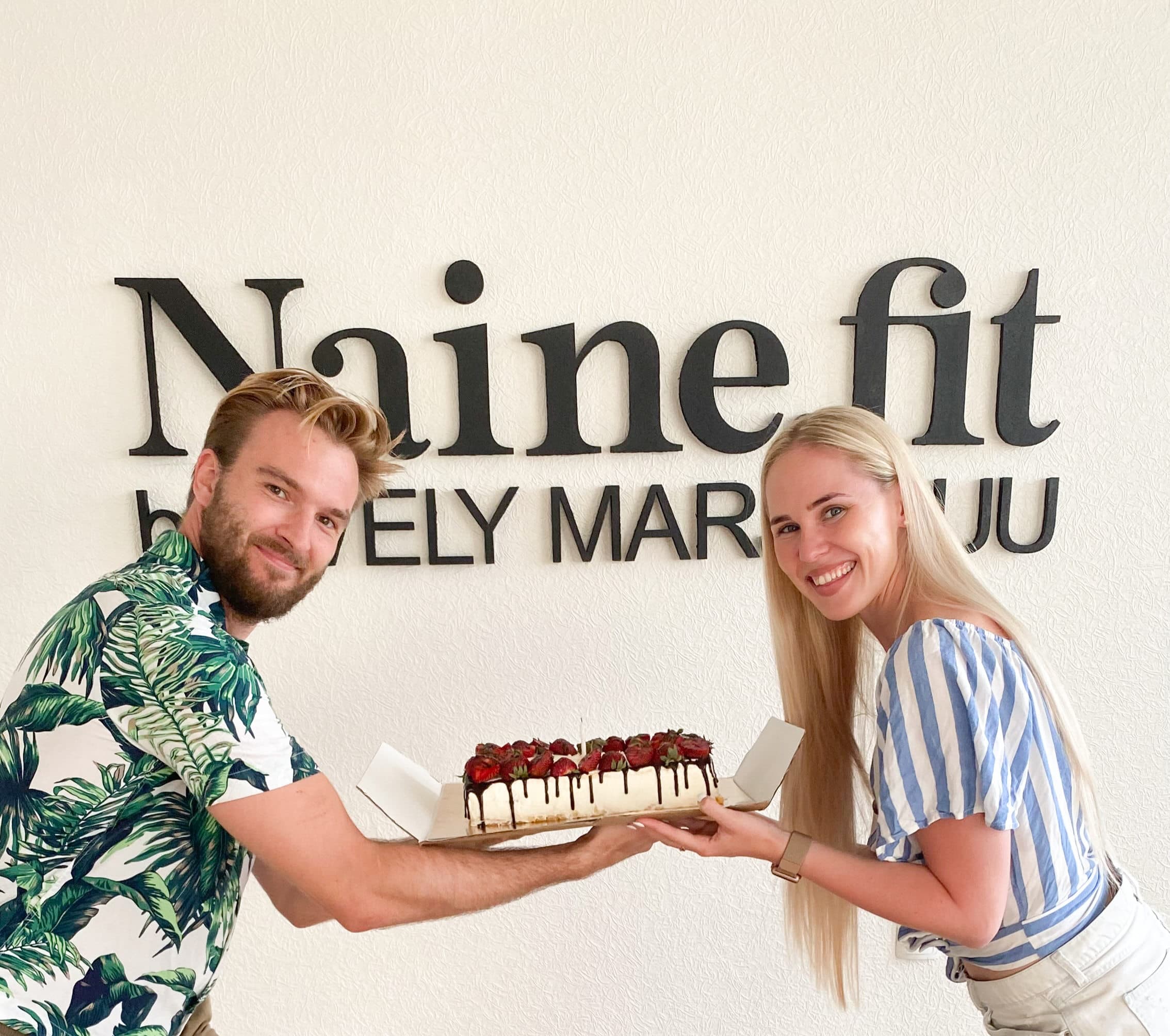 Avely & Toomas Naine.fit-i sünnipäevatordiga
